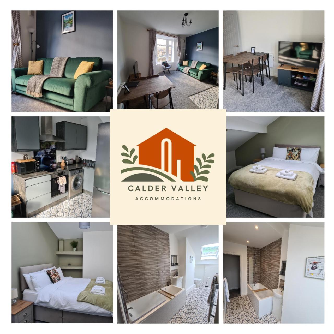 Modern River View Mytholmroyd Apartment Екстер'єр фото